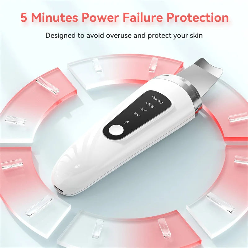 Ultrasonic Skin Scrubber – Deep Pore Cleanser & Blackhead Remover