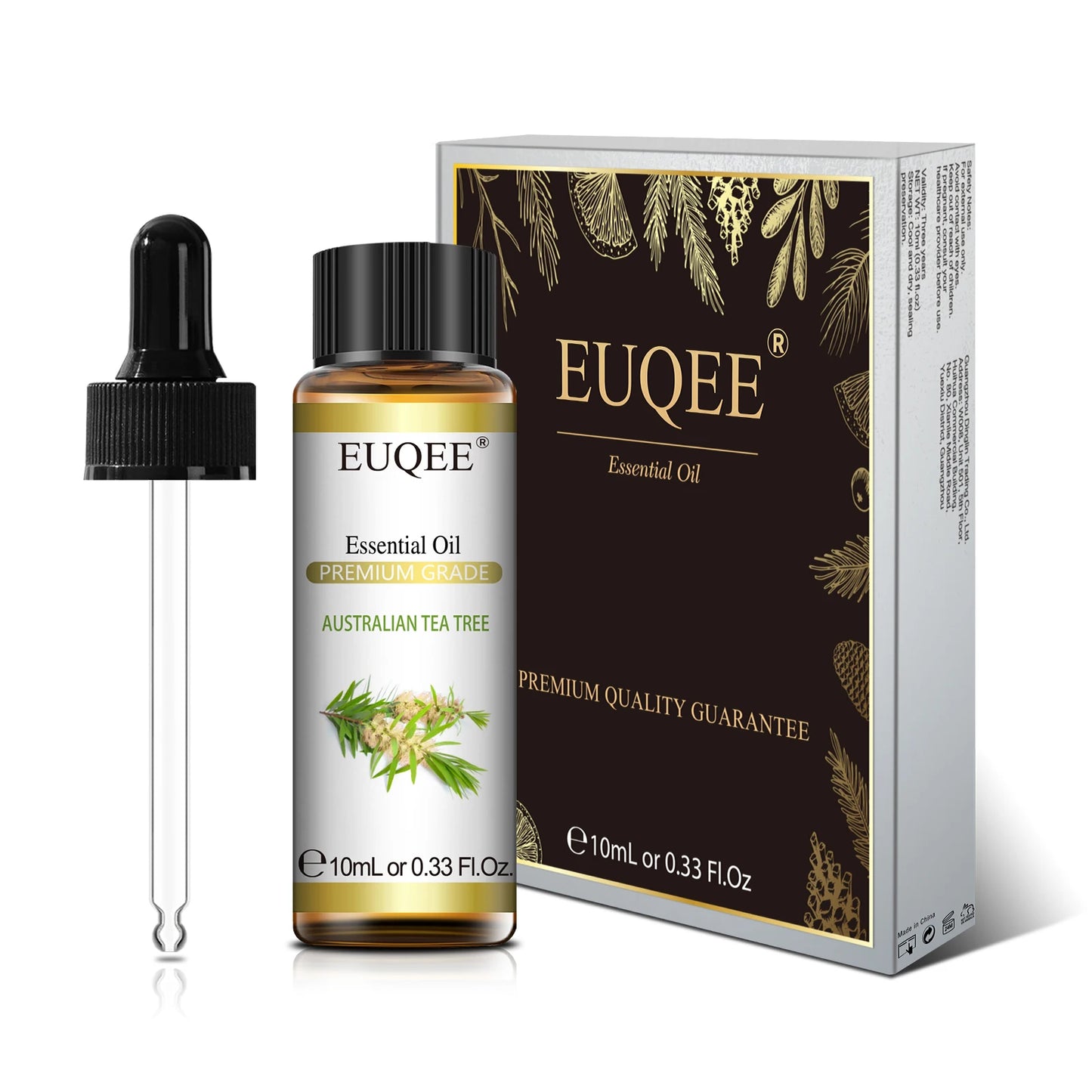 EUQEE 10ml Pure Euqee Essential Oil for Diffuser & DIY Use