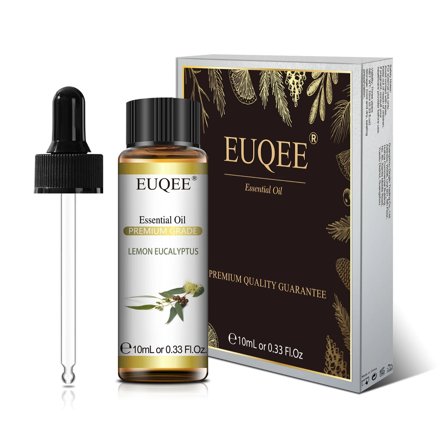 EUQEE 10ml Pure Euqee Essential Oil for Diffuser & DIY Use