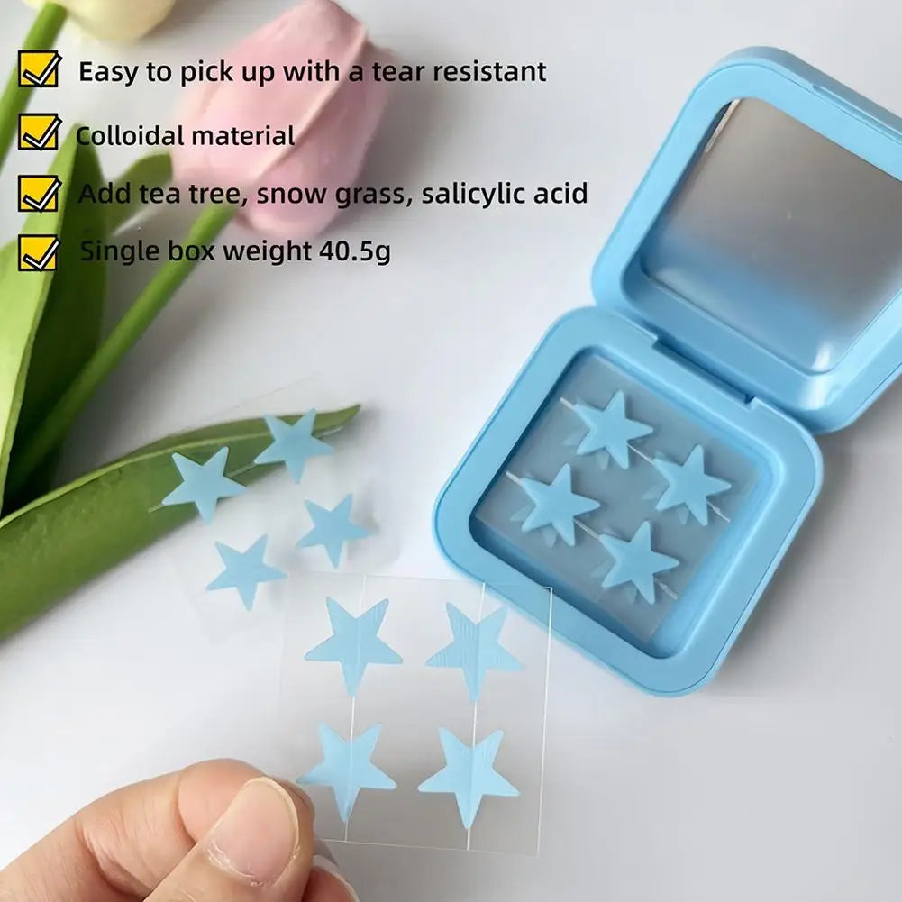 32 Pcs Hydrocolloid Acne Pimple Patches – Invisible Spot Stickers