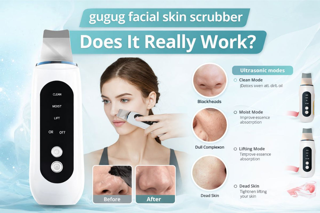 Testing gugug facial skin scrubber Truth