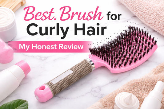 Best brush for curly hair that defines curls, cuts frizz, and detangles with ease. Read my honest review and find the right one for you today.
