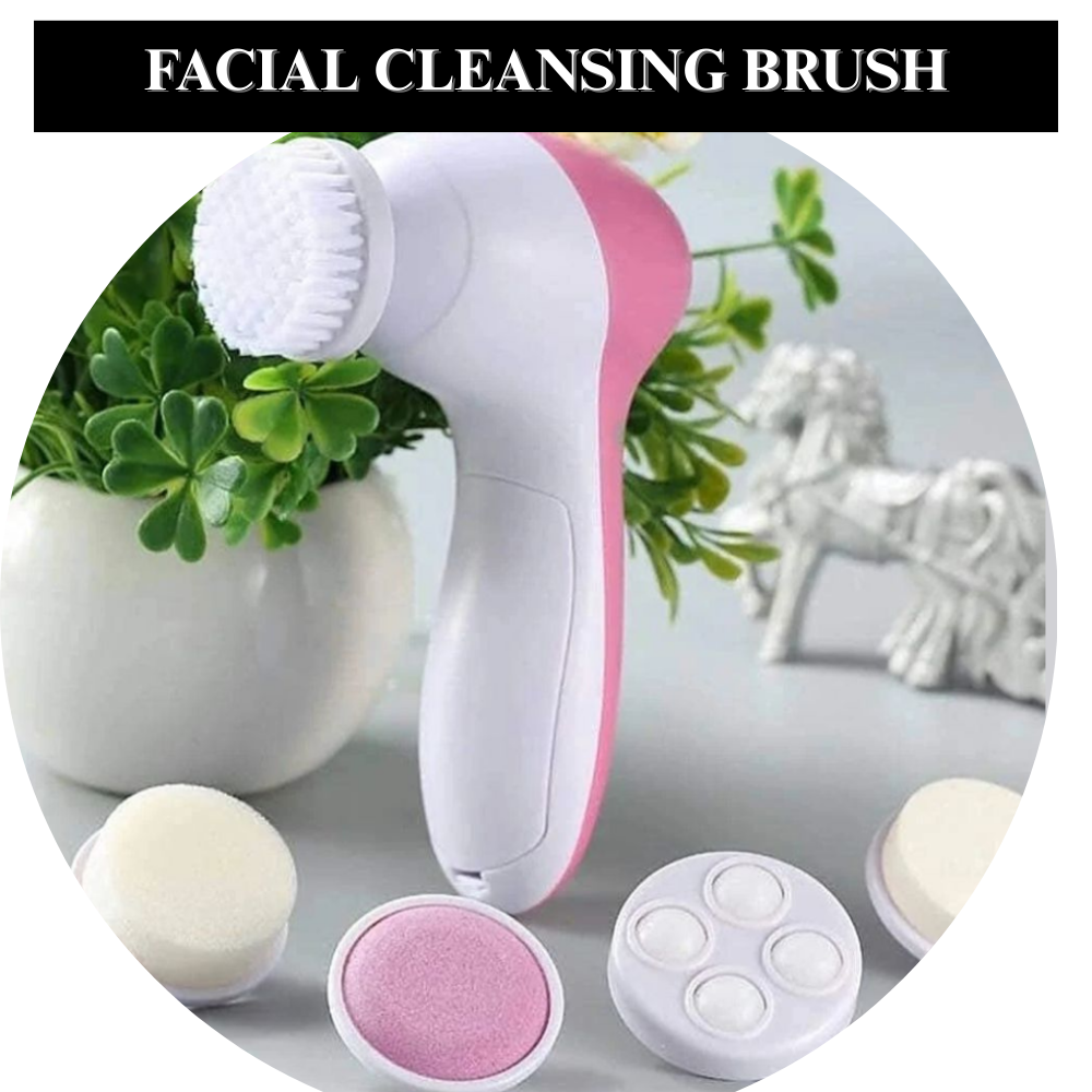 Silicone Facial Cleansing Brush – Deep Clean & Remove Blackheads