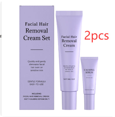 Haarentfernungscreme-Set für das Gesicht