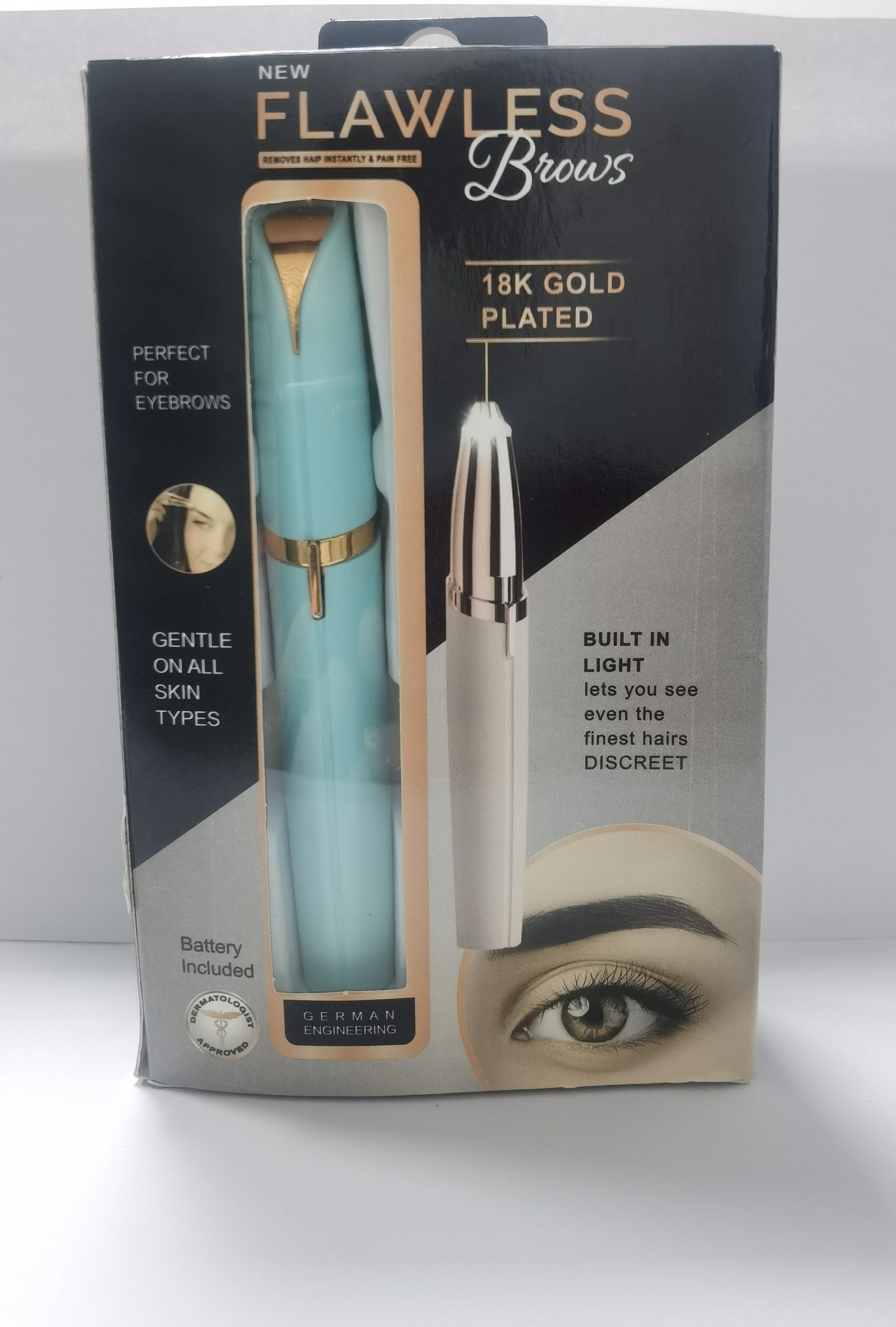 Electric Eyebrow Trimmer | LED | Sensitive Skin Safe