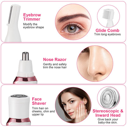 All-in-One Women Grooming Kit (Trimmer, Shaver & More)