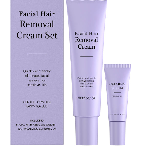 Haarentfernungscreme-Set für das Gesicht