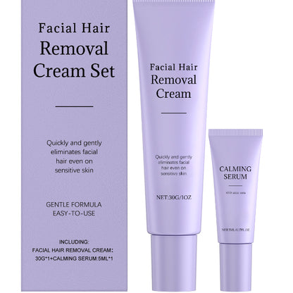 Haarentfernungscreme-Set für das Gesicht