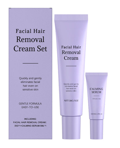 Haarentfernungscreme-Set für das Gesicht