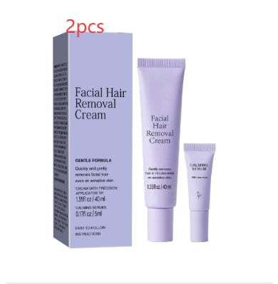 Haarentfernungscreme-Set für das Gesicht
