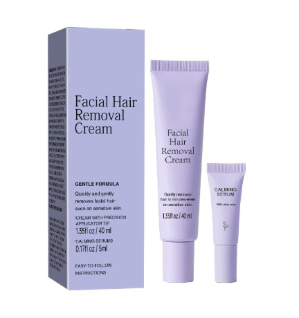 Haarentfernungscreme-Set für das Gesicht