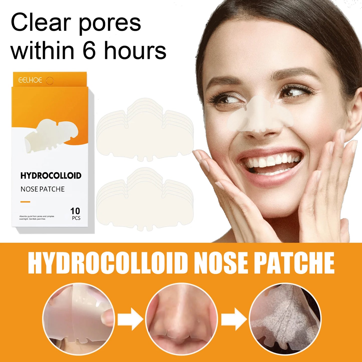 Hydrocolloid Nose Patches for Blackheads – Radiant Glow Hub