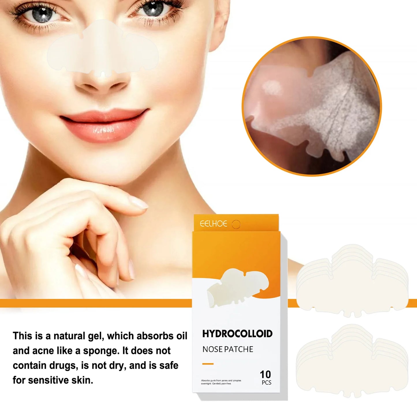 Hydrocolloid Nose Patches for Blackheads – Radiant Glow Hub