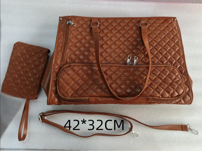 Modische isolierte Lunchtasche, auslaufsichere Stepptasche