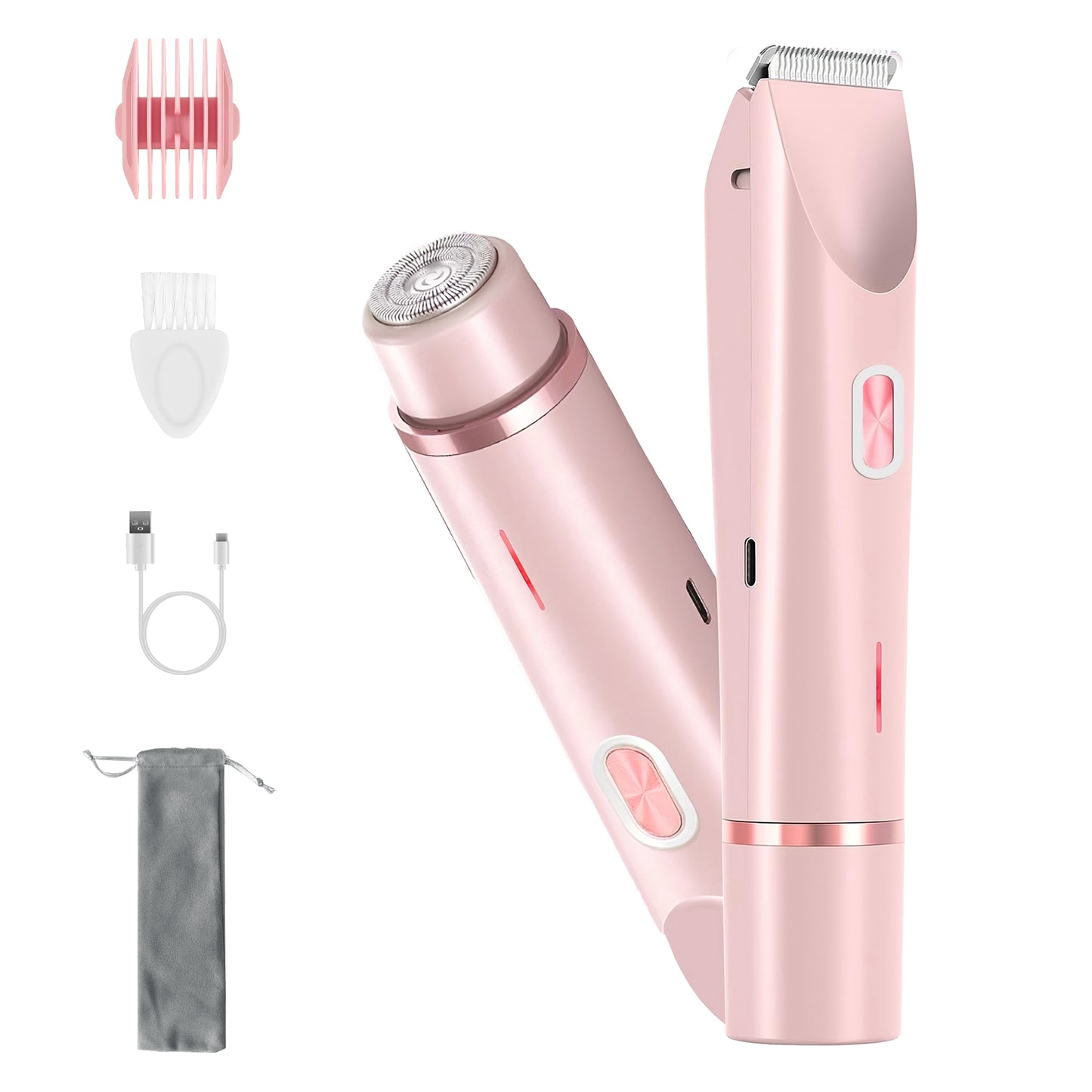2-in-1 Women Dual-Head Body Trimmer (Safe for Sensitive Skin)