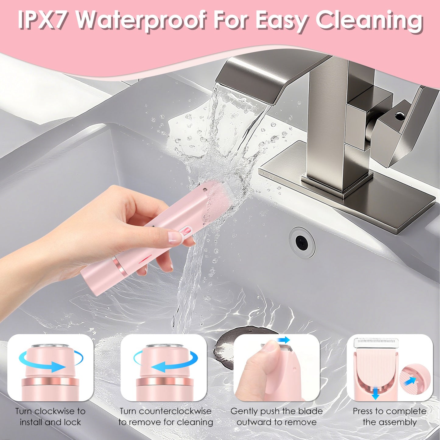 2-in-1 Women Dual-Head Body Trimmer (Safe for Sensitive Skin)